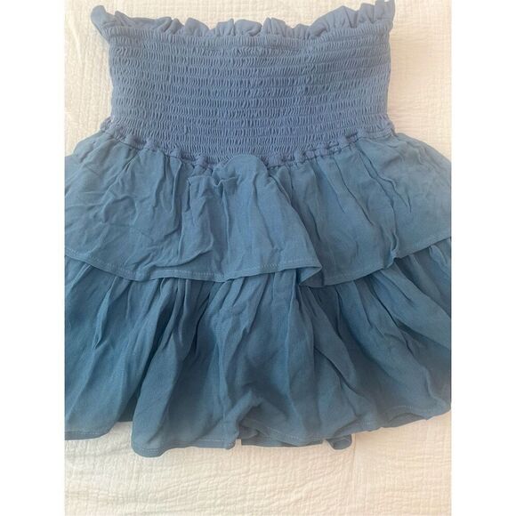 Chaser Cruz Vintage Blue Mini Skirt NEW NWT - Picture 4 of 8